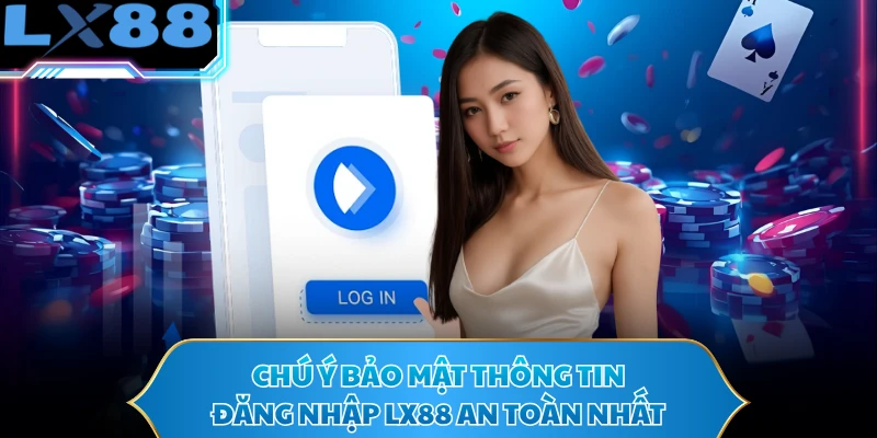 Chú ý bảo mật thông tin đăng nhập LX88 an toàn nhất